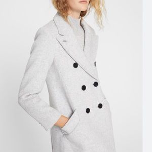 Club Monaco Double Breasted Wool Coat